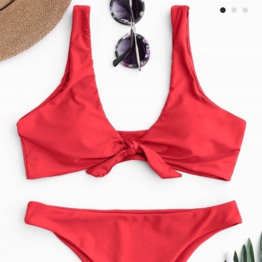 ZAFUL NWT two piece red bikini
